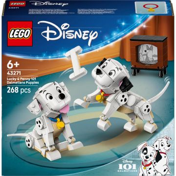 Constructor LEGO Disney - Căței din „101 Dalmațieni”: Lucky și Penny (43271)