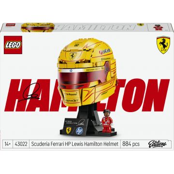 Constructor LEGO Formula 1 - Casca lui Lewis Hamilton de la echipa Scuderia Ferrari HP (43022)