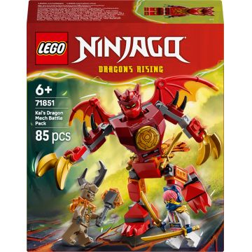 Constructor LEGO Ninjago - Robotul Dragonilor pe Kai - Pachet de Măcel (71851)