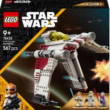 Constructor LEGO Star Wars - Avion de vânătoare V-19 „Potok” (75432)
