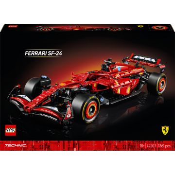 Constructor LEGO Technic Formula 1 - F1 mașină Ferrari SF-24 (42207)