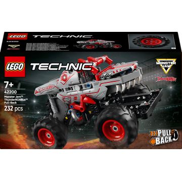 Constructor LEGO Technic - Monster Jam, ThunderROARus cu tragere (42200)