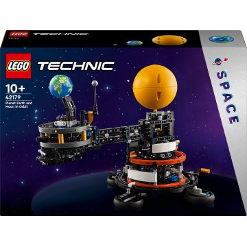 Constructor LEGO Technic - Planeta Pământ și Luna pe orbită (42179)