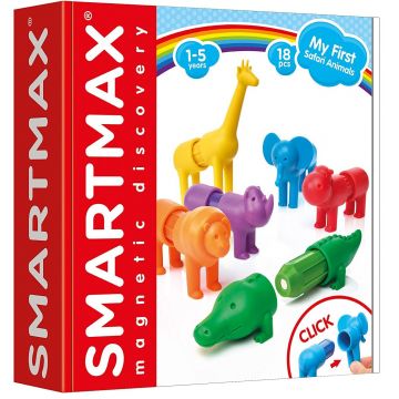 Constructor magnetic Smart Games Smartmax - Primul meu safari