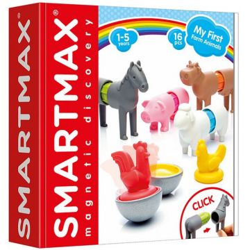 Constructor SmartMax - Animalele din ferma, cu magnet