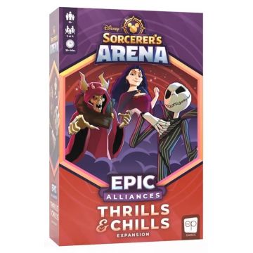 Extensie de joc de societate Disney Sorcerer's Arena: Epic Alliances - Thrills & Chills