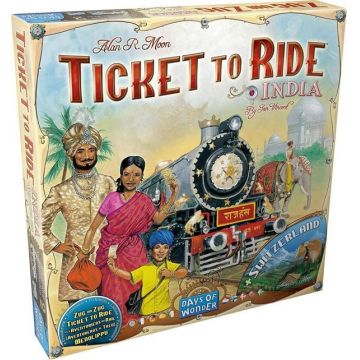 Extensie pentru jocul de societate Ticket to Ride - India