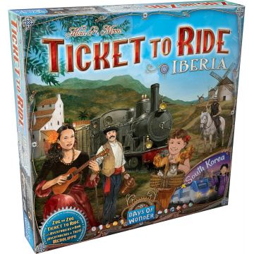 Extensie pentru jocul de societate  Ticket to Ride Map Collection 8: Iberia & South Korea