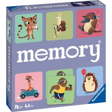 Joc de societate Memory: Wild World of Animals - Pentru copii