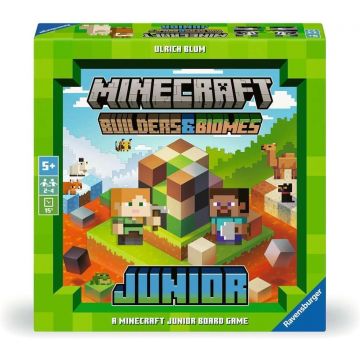 Joc de societate Minecraft: Builders & Biomes Junior (Ediție multilingvă) - Pentru copii