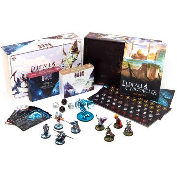 Joc de societate pentru doi Eldfall Chronicles: Two-Player Starter Set Empire of Soga vs. Helian League - Strategic