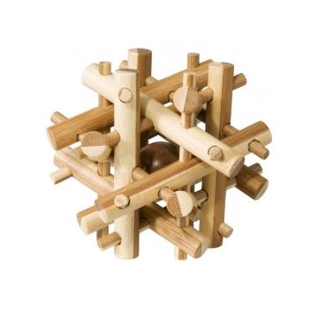 Joc logic IQ din lemn bambus Magic sticks
