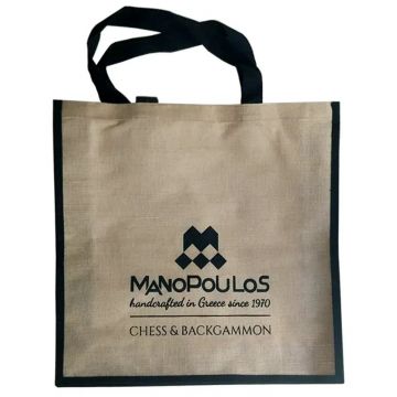 Manopoulos Torbă pentru șah - Canvas Carrying Bag, 36 x 36 cm