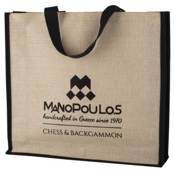 Manopoulos Torbă pentru șah și table - Canvas Carrying Bag, 48 x 30 cm