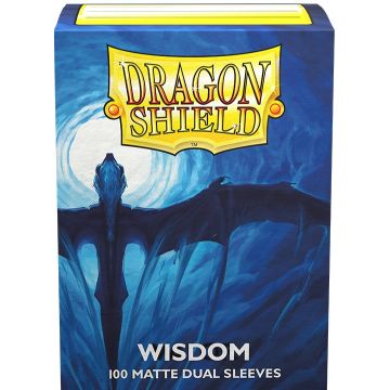 Protecții pentru cărți de joc Dragon Shield Dual Wisdom Sleeves - Matte (100 buc.)