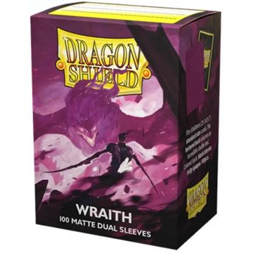 Protecții pentru cărți de joc Dragon Shield Dual Wraith - Matte (100 buc.)