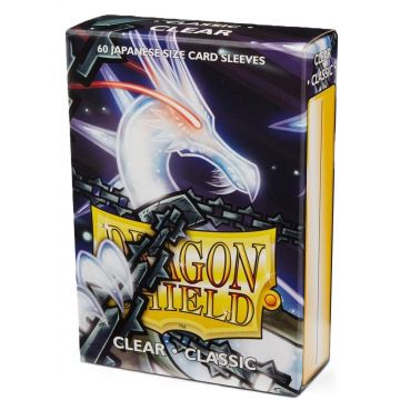 Protecții pentru cărți Dragon Shield - Classic Sleeves Small Size, Clear(60 buc.)