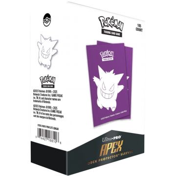 Protecții pentru cărți Ultra Pro - Huse de protecție pentru pachete Pokemon TCG: Gengar Apex (105 buc.)