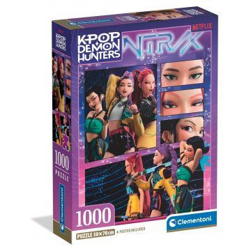 Puzzle Clementoni de 1000 piese - K-Pop Demon Hunters (varianta 2)