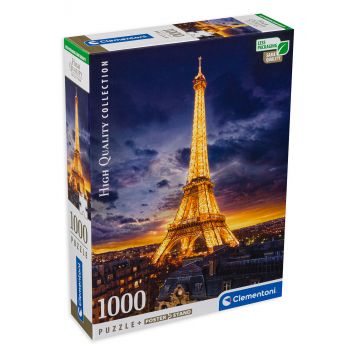 Puzzle Clementoni din 1000 de piese - Turnul Eiffel