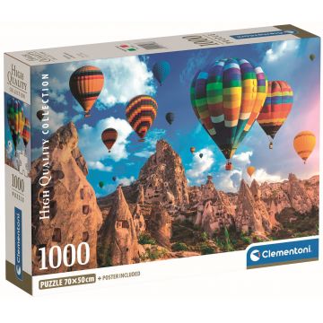 Puzzle Clementoni din 1000 piese - Baloane în Cappadocia
