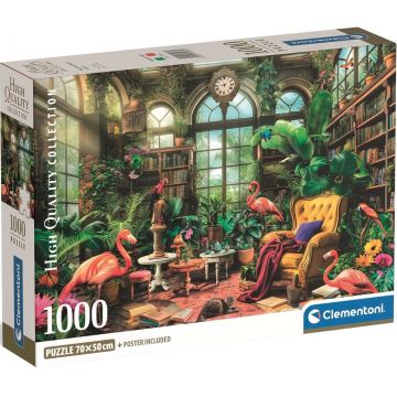 Puzzle Clementoni din 1000 piese - Biblioteca „Casa Verde”