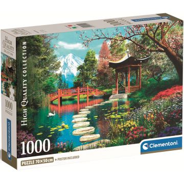 Puzzle Clementoni din 1000 piese - Grădină în Honshu