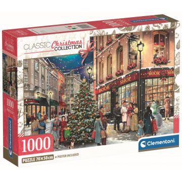 Puzzle Clementoni din 1000 piese - Plimbare de Crăciun