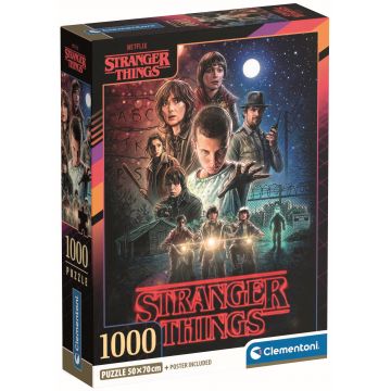 Puzzle Clementoni din 1000 piese - Stranger Things, sezonul 1