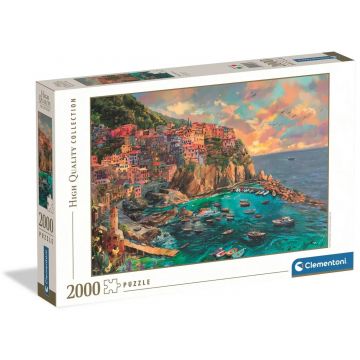 Puzzle Clementoni din 2000 de piese - Manarola, Italia de Nord