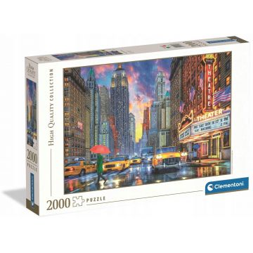 Puzzle Clementoni din 2000 de piese - Manhattan ploios