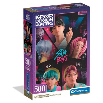 Puzzle Clementoni din 500 de piese - K-Pop Demon Hunters