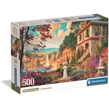 Puzzle Clementoni din 500 de piese - Plimbare victoriană