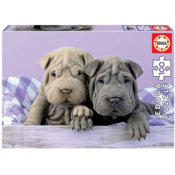 Puzzle Educa din 100 de piese - Too early to get up