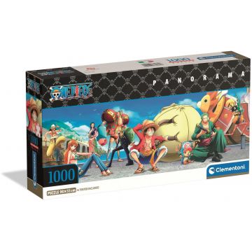 Puzzle panoramic Clementoni din 1000 de piese - One Piece