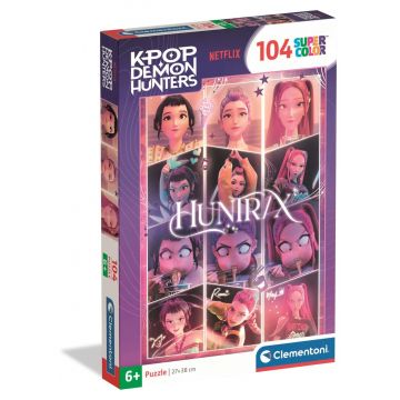 Puzzle pentru copii Clementoni de 104 piese - K-Pop Demon Hunters (varianta 2)