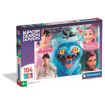 Puzzle pentru copii Clementoni de 104 piese - K-Pop Demon Hunters (varianta 3)