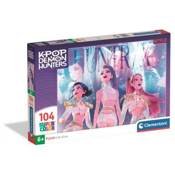 Puzzle pentru copii Clementoni de 104 piese - K-Pop Demon Hunters (varianta 4)