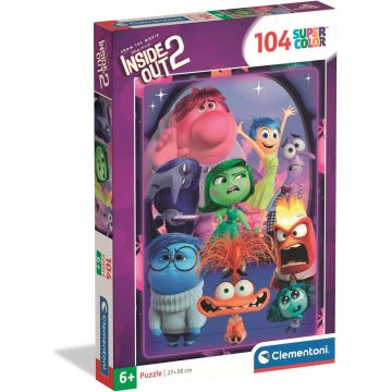 Puzzle pentru copii Clementoni din 104 piese - Emoțiile din Inside Out 2
