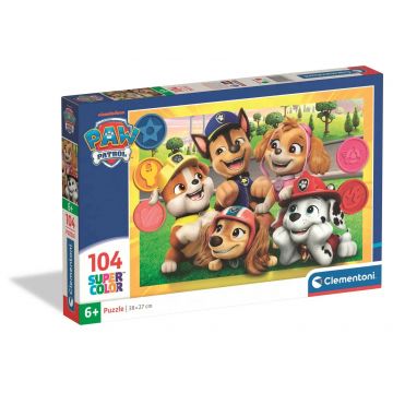 Puzzle pentru copii Clementoni din 104 piese - Paw Patrol