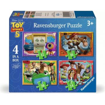 Puzzle pentru copii Ravensburger 4 în 1 - Jocul jucăriilor 5