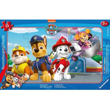 Puzzle pentru copii Ravensburger din 15 piese - Patru salvatori curajoși