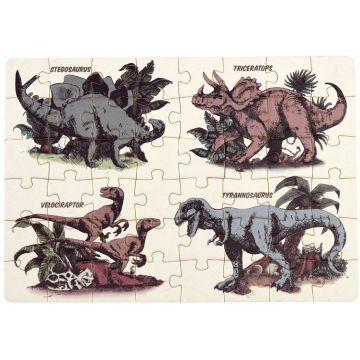 Puzzle pentru copii  Rex London - Pământ preistoric, 48 de piese