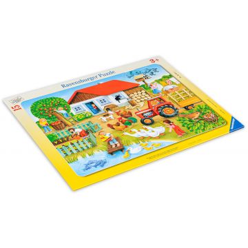 Puzzle Ravensburger din 15 de piese - Ferma