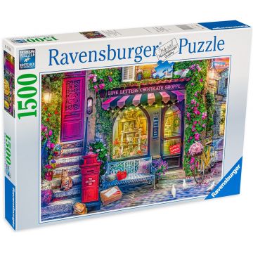 Puzzle Ravensburger din 1500 de piese - Magazin de ciocolată
