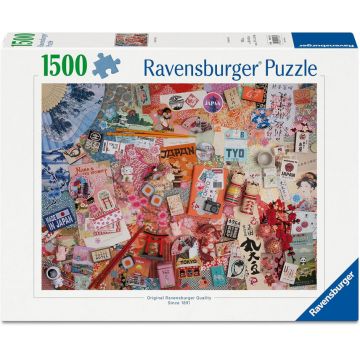 Puzzle Ravensburger din 1500 piese - Călătorie la Tokyo