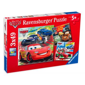 Puzzle Ravensburger din 3 x 49 de piese - Masini
