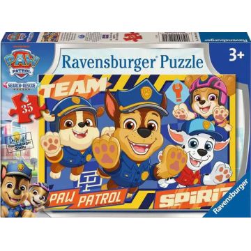 Puzzle Ravensburger din 35 piese - Patrula Cățelușilor: Cei mai buni salvatori