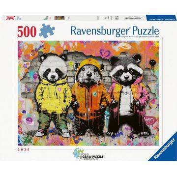 Puzzle Ravensburger din 500 piese - Prieteni pufoși