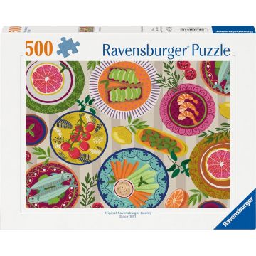 Puzzle Ravensburger din  500 piese - Un picnic delicios